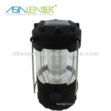 18 LED dynamo and solar light for camping